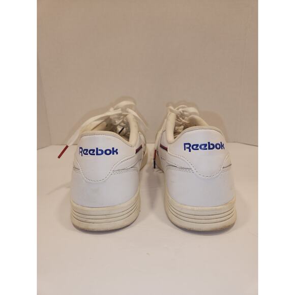 Reebok Royal Techque T White Red Blue Men\'s Size 13 Sneakers GZ9301 Court Low